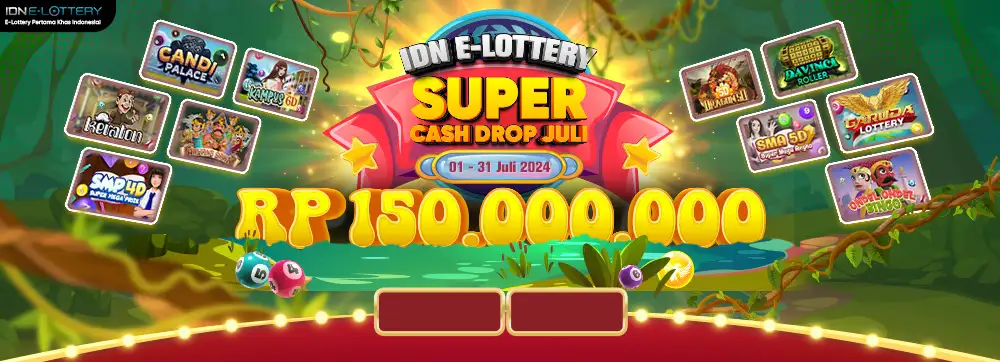 IDN E-Lottery Super Cash Drop Juli