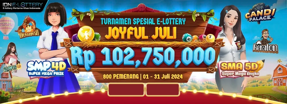 Turnamen Spesial E-Lottery Joyful Juli